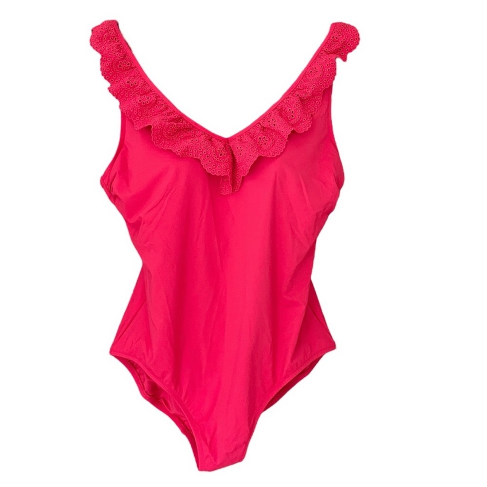 Draper James x Lands End Ruffle Swimsuit